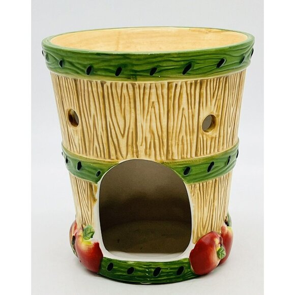 YANKEE CANDLE Wax Tart Burner Warmer Apple Barrel Tea Light Votive Lot of 2 - Picture 5 of 13